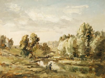Stroud Canal, Gloucestershire, 1902 by Philip Wilson Steer
